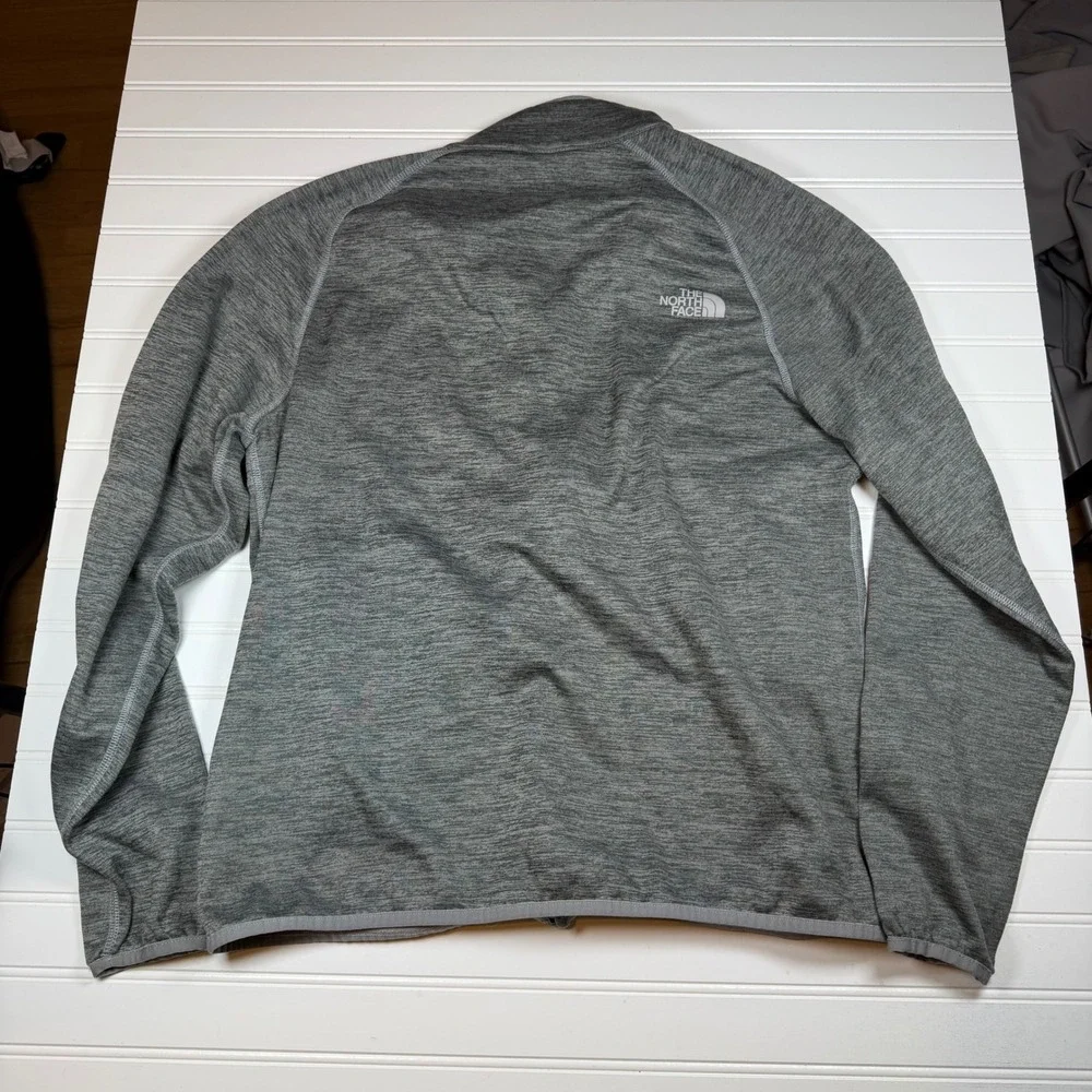 The North Face Mens Canyonlands Full Zip Fleece Jacket Grey Heather Large L